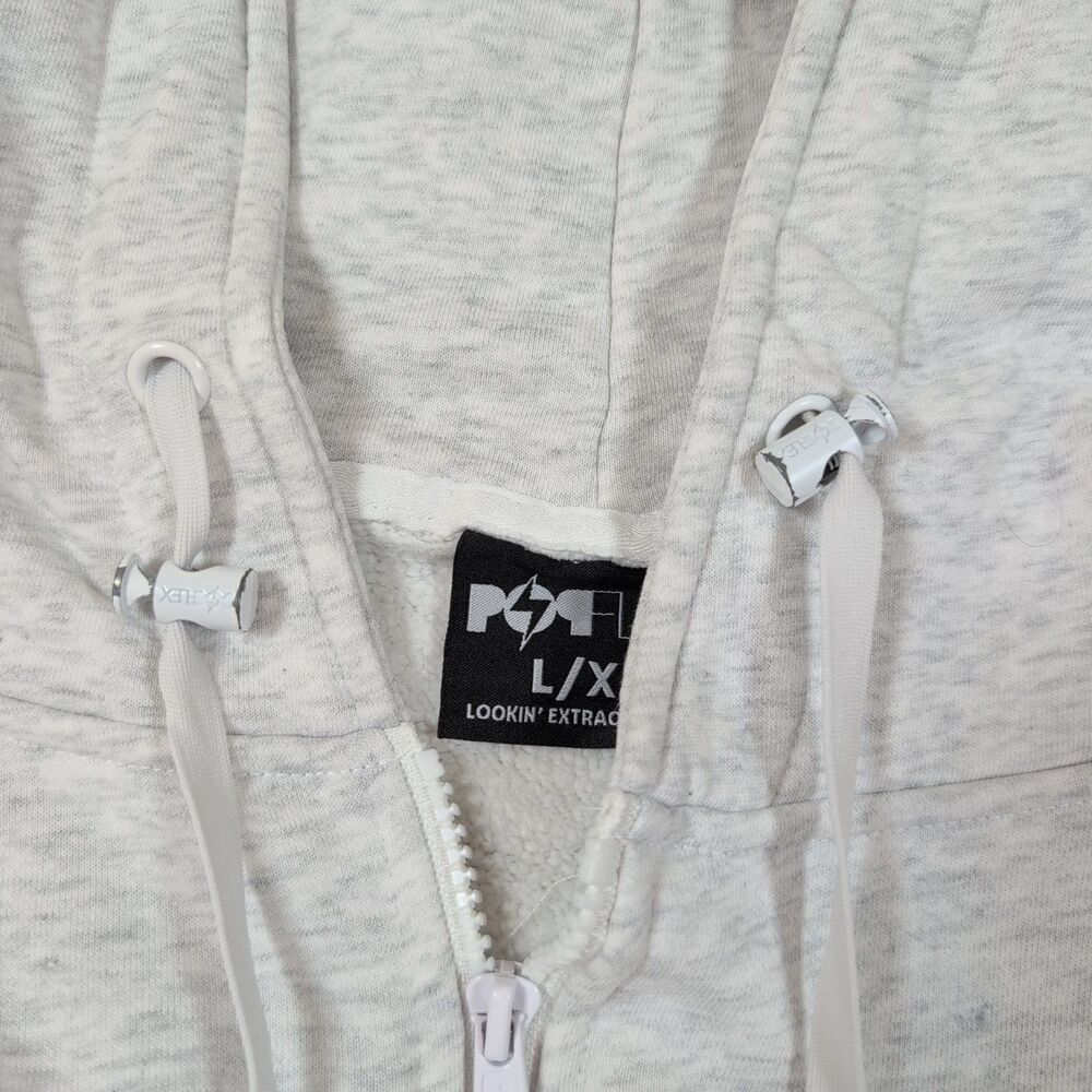 Popflex Game Day Sweatshirt Hoodie Dress Size L/XL Gray Hooded Lounge Oversized - Picture 4 of 10